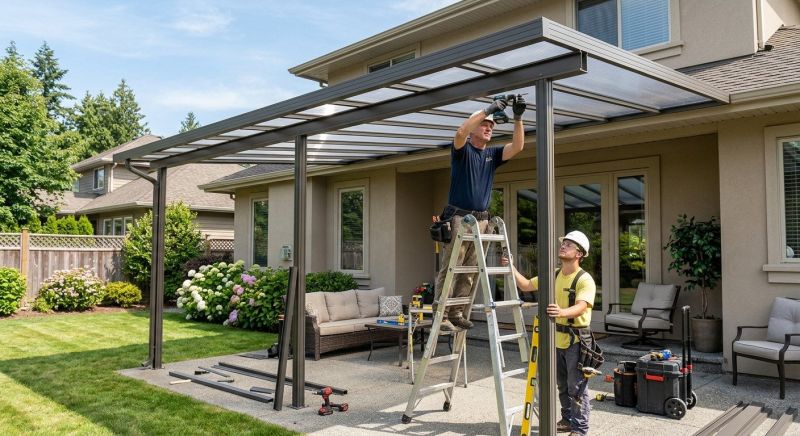 Canvas Patio Cover Installation