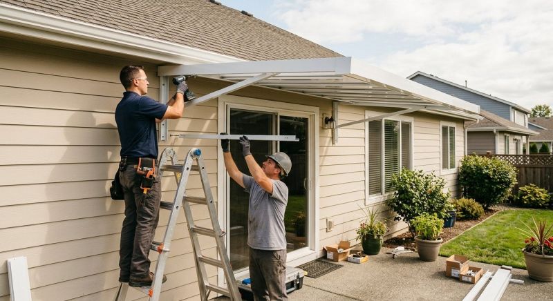 Aluminum Patio Cover Installation