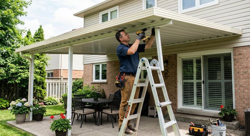 Louvered Patio Covers Installation