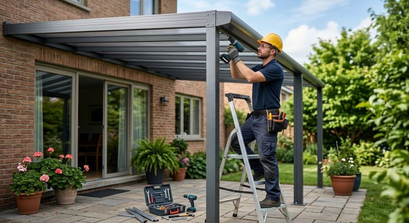 Louvered Patio Covers Installation