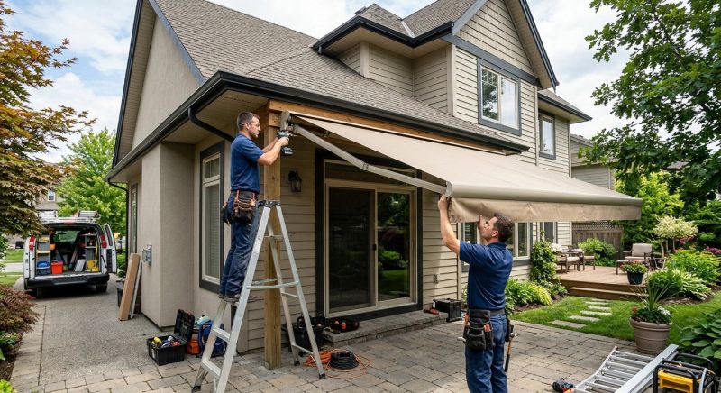 Mobile Home Awning Installation