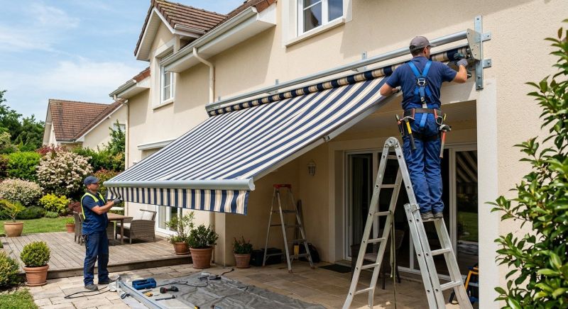 Outdoor Blinds Installation