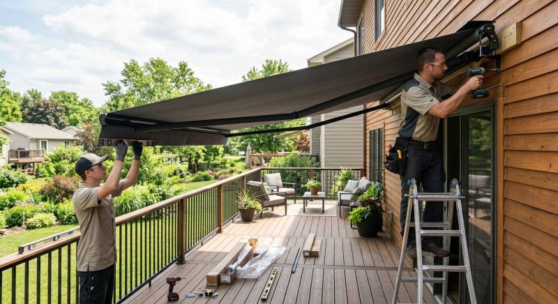 Retractable Awning Installation