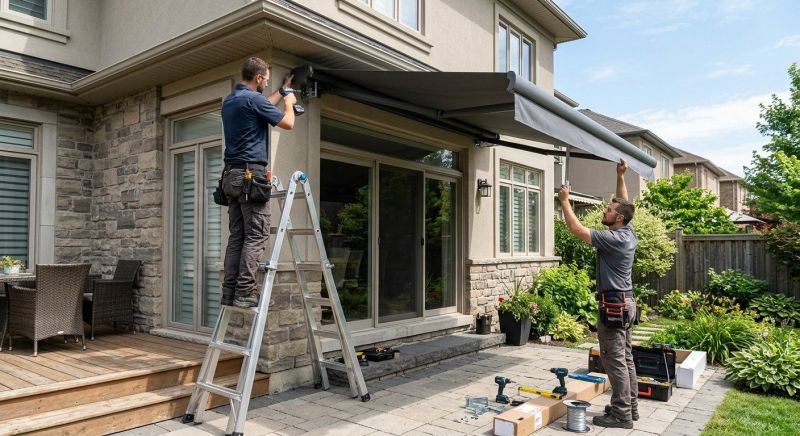 Retractable Awning Installation