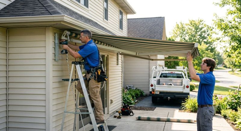 Retractable Awning Installation