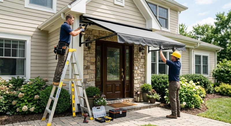 Storefront Awning Installation